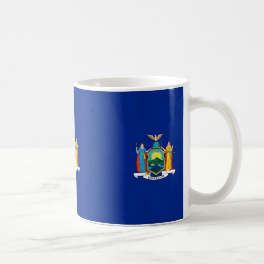 New York State Flag Design Koffiemok (Rechts)