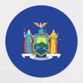 New York State Flag Design Labels (Design 1)