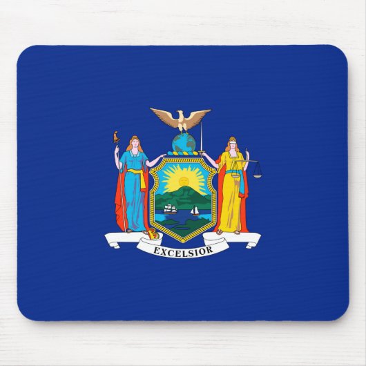 New York State Flag Design Muismat (Voorkant)