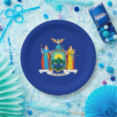 New York State Flag Design Papieren Bordje (Feest)