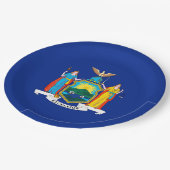 New York State Flag Design Papieren Bordje (Gekanteld)