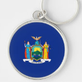 New York State Flag Design Sleutelhanger (Voorkant)