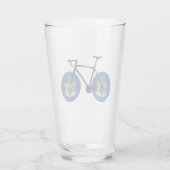 New York State Flag Fietsen Glas (Achterkant)