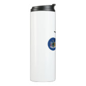 New York State Flag Fietsen Thermosbeker (Gedraaid links)