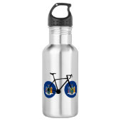 New York State Flag Fietsen Waterfles (Voorkant)