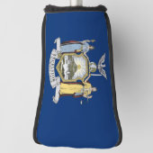 New York State Flag Golf Head Hoesje Golfheadcover (Draai 90)