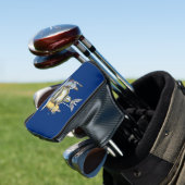 New York State Flag Golf Head Hoesje Golfheadcover (Insitu)