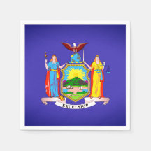New York State Flag Paper Napkins