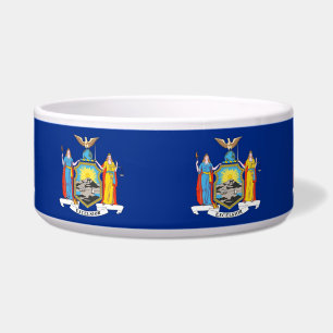 New York State Flag Pet Bowl Voerbakje