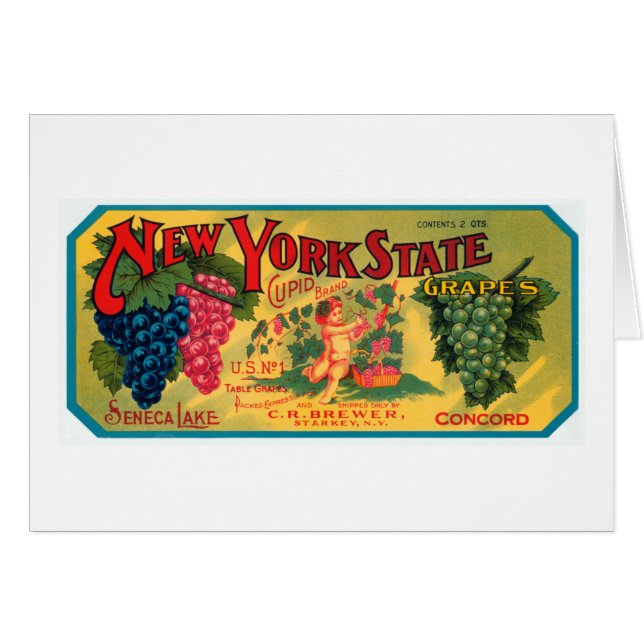 New York State Grapes (Voorkant Horizontaal)