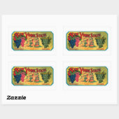 New York State Grapes Rechthoekige Sticker (Vel)