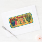 New York State Grapes Rechthoekige Sticker (Envelop)