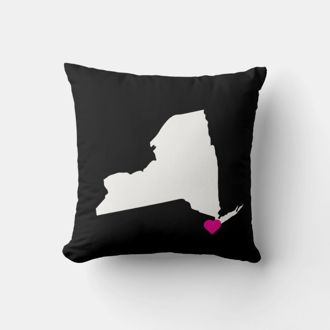  New York State Love Reversible Pillow Kussen (Voorkant)