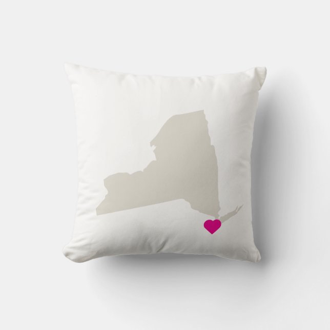  New York State Love Reversible Pillow Kussen (Voorkant)