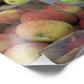 New York State Macintosh-appels in manden Foto Afdruk (Hoek)