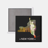  New York State Magnet (Voorkant / Achterkant)