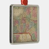 New York State Map door Mitchell Metalen Ornament (Rechts)