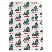 New York State Merry Christmas Aangepaste tekst Medium Cadeauzakje (Achterkant)