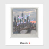 New York State of Mind Aesthetic vinyl Sticker  (Vel)