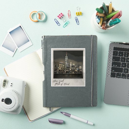 New York State of Mind, City Lights vinyl Sticker  (iPad Cover)