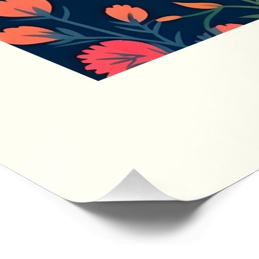 New York State Rozen Bloemenmarkt Perfect Poster (Hoek)