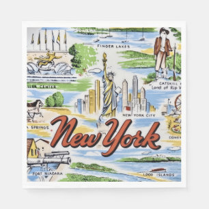 New York State Sites Papier Servet