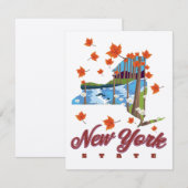 New York State Travel poster (Voorkant / Achterkant)
