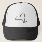 New York State Trucker Hat Trucker Pet (Voorkant)