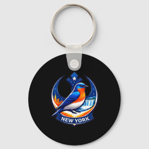 New york state vogel weerstand bluebird ny weersta sleutelhanger