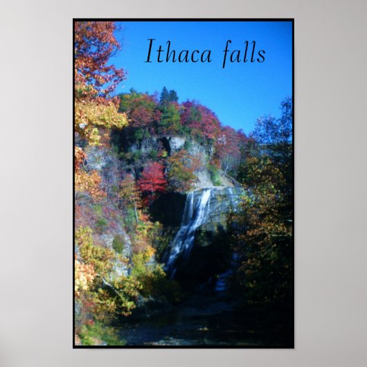 NEW YORK STATE WATER HERFST POSTER (Voorkant)
