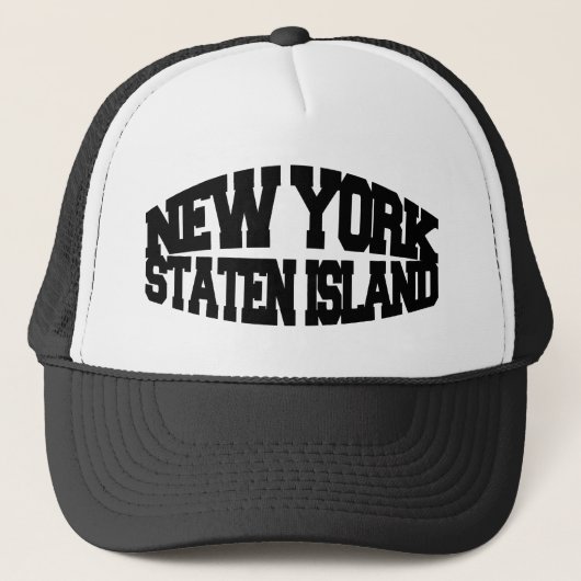 New York staten eiland Trucker Pet (Voorkant)