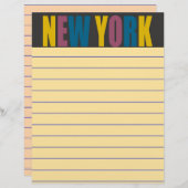 New York Stationery (Voorkant / Achterkant)