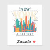 New York Sticker (Vel)