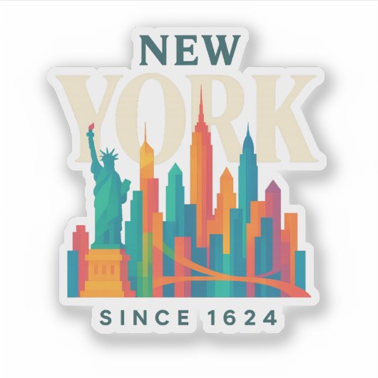 New York Sticker (Voorkant)
