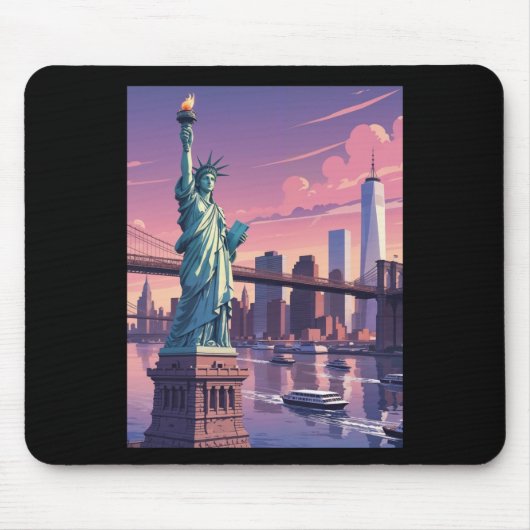 New York Sticker Muismat (Voorkant)