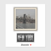 New York Sticker Pack Polaroid Silhouette Vinyl st (Vel)