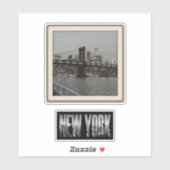 New York Sticker Pack Polaroid Skyline Vinyl decal (Vel)