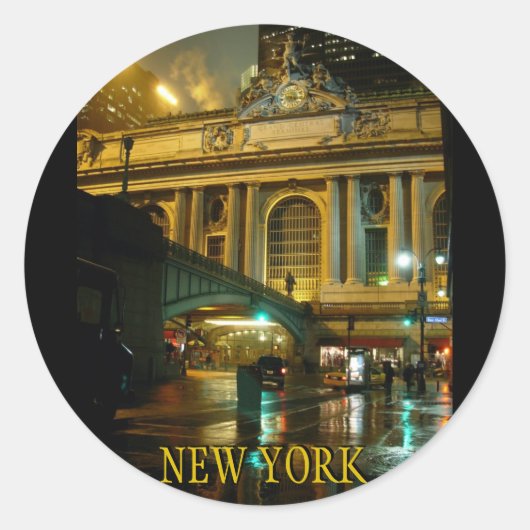 New York Stickers NYC Grand Central Souvenirs Gift (Voorkant)