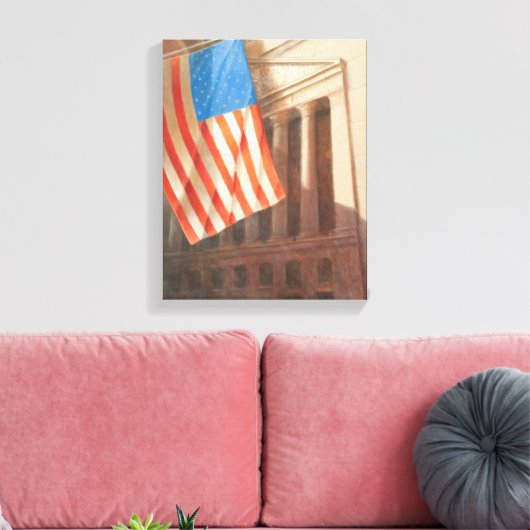 New York Stock Exchange 2010 Canvas Afdruk (Insitu (Woonkamer))