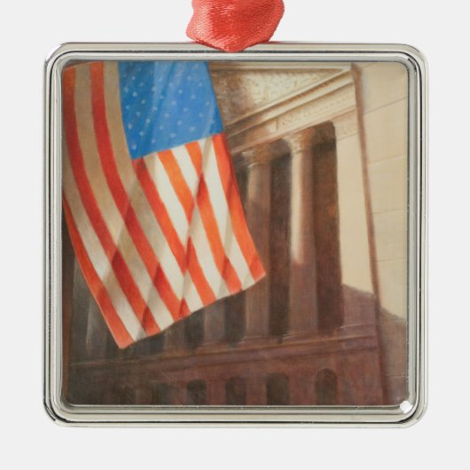 New York Stock Exchange 2010 Metalen Ornament (Voorkant)