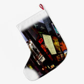 New York stopt met Kerstmis in New York Grote Kerstsok (Achterkant (Hangend))