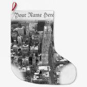 New York stopt met Kerstmis in New York Grote Kerstsok (Voorkant)