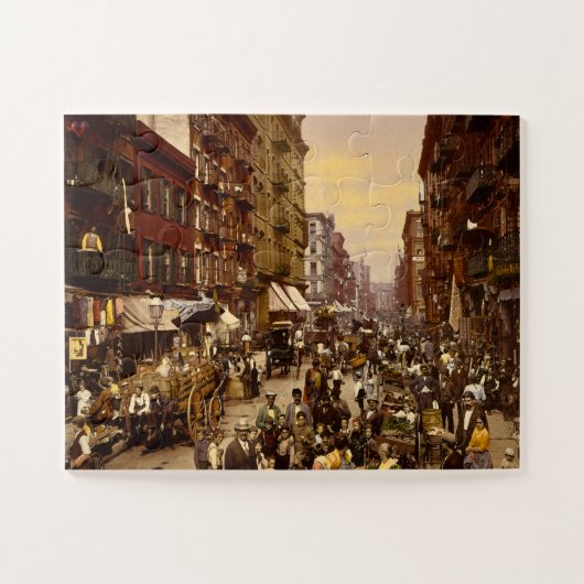 New York Street 1890 Legpuzzel (Horizontaal)