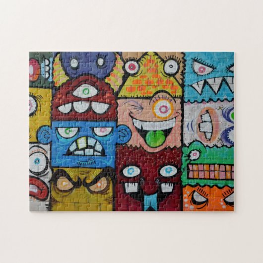 New York Street Art Mural Legpuzzel (Horizontaal)