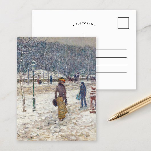 New York Street | Childe Hassam Briefkaart