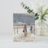 New York Street | Childe Hassam Briefkaart (Staand voorkant)