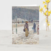 New York Street | Childe Hassam Kaart (Gele Bloem)