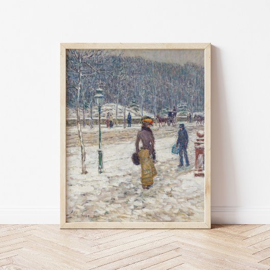 New York Street | Childe Hassam Poster