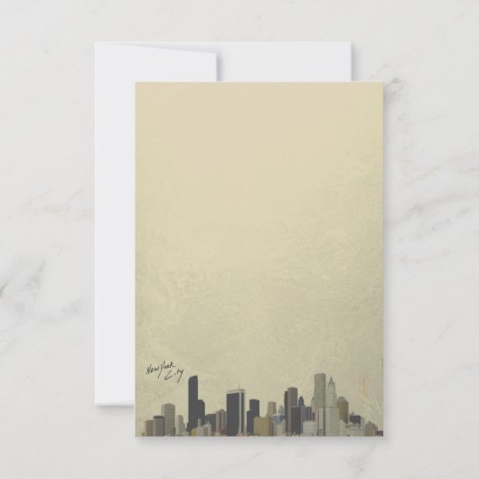 New York Street Scene (Achterkant)