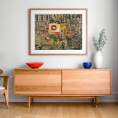 New York Street Scene | Joaquín Torres-García Poster